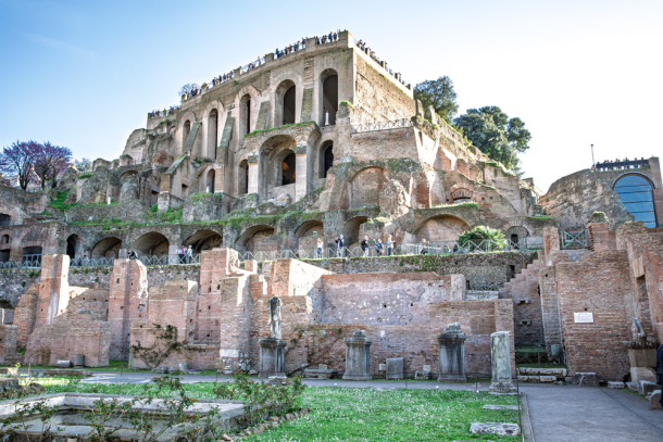 Palatine Hill palace substructures