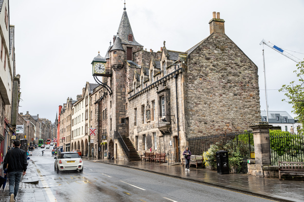 Royal Mile in Edinburgh, Schotland