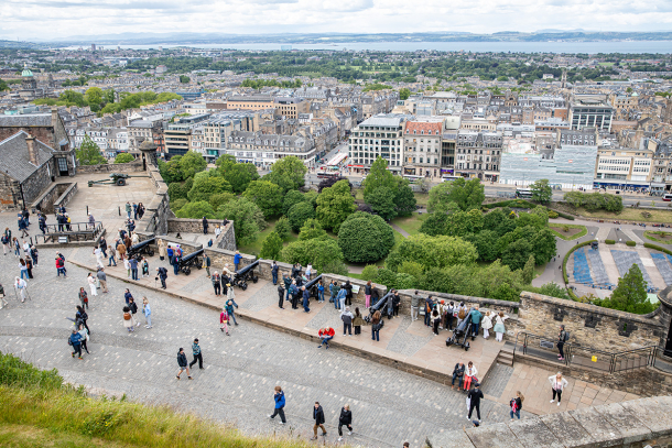 City from Castle Walls