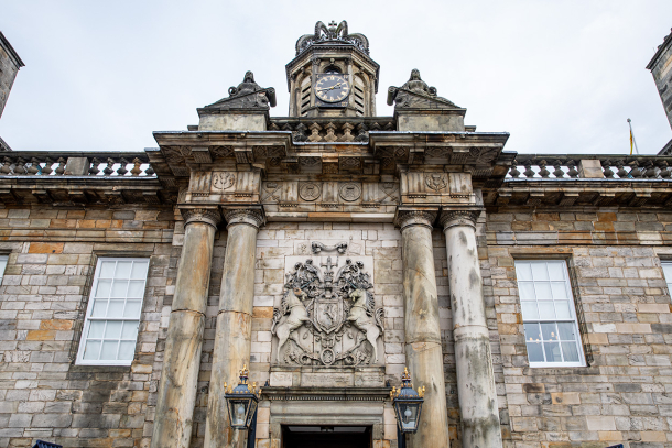 Holyrood Palace Clock